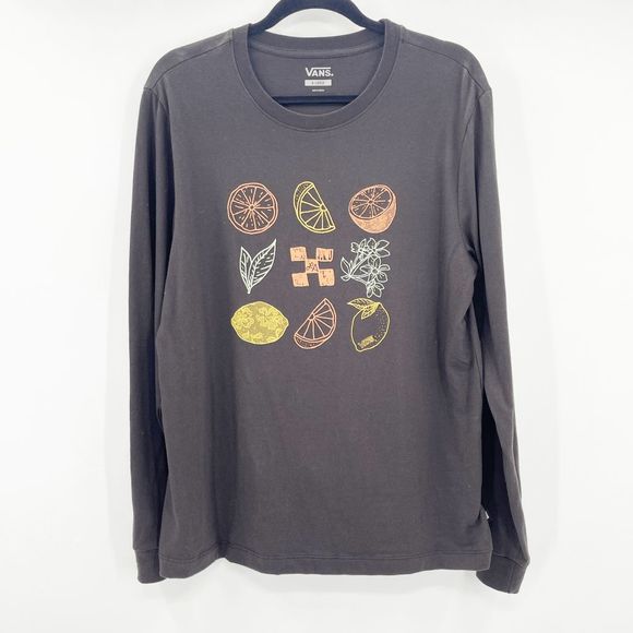 Vans Lizzie Armanto Boyfriend T Shirt‎ Black Graphic Crew Neck - Picture 2 of 5